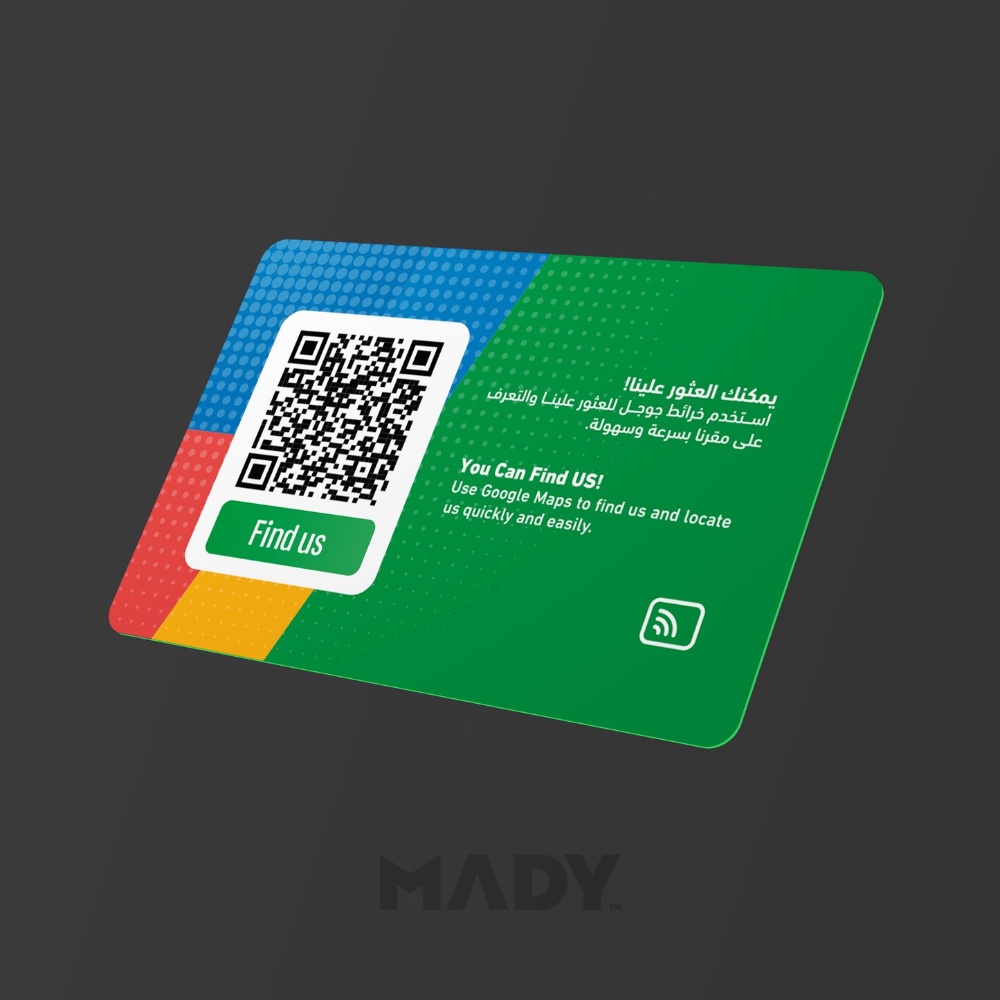 Google Maps NFC Card